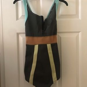 Billabong wetsuit style bathing suit one piece